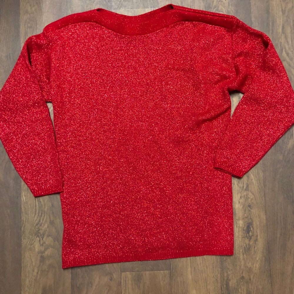 Bedford Fair | Vintage Red Sweater | Large | L